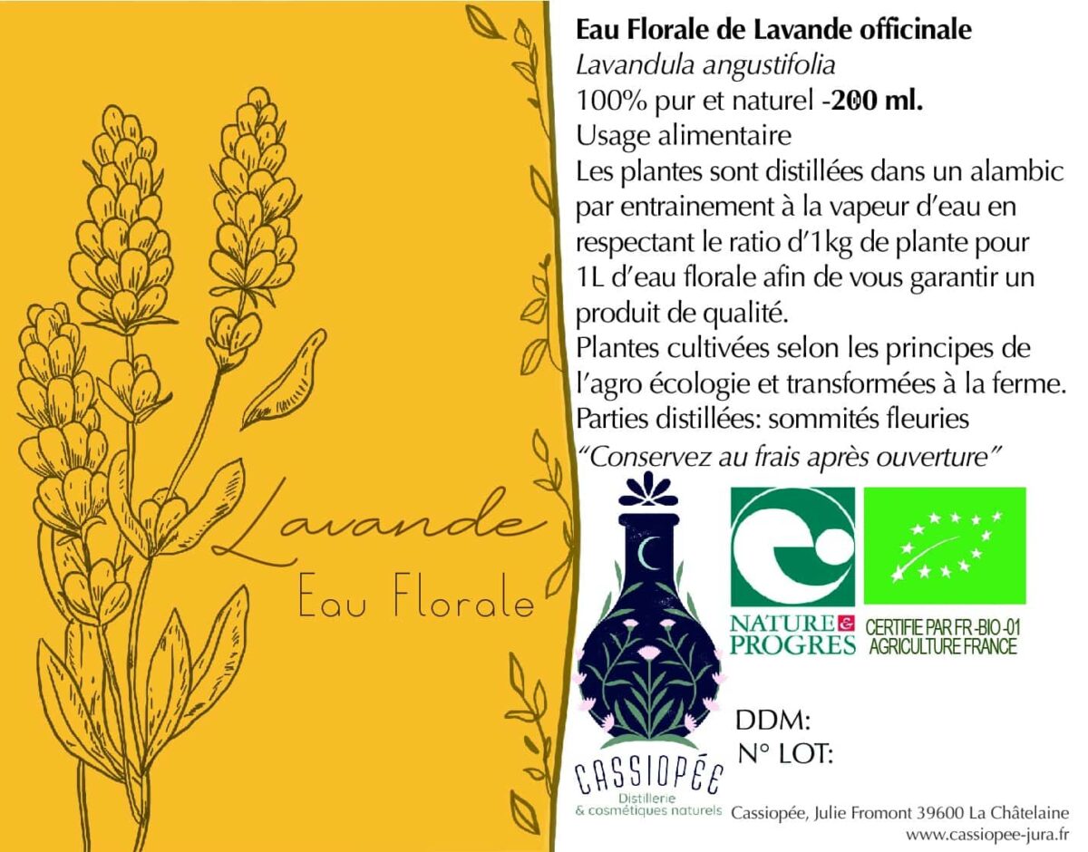 Eau florale de lavande officinale