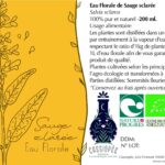 Eau florale de sauge sclarée