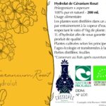 Hydrolat de géranium rosat
