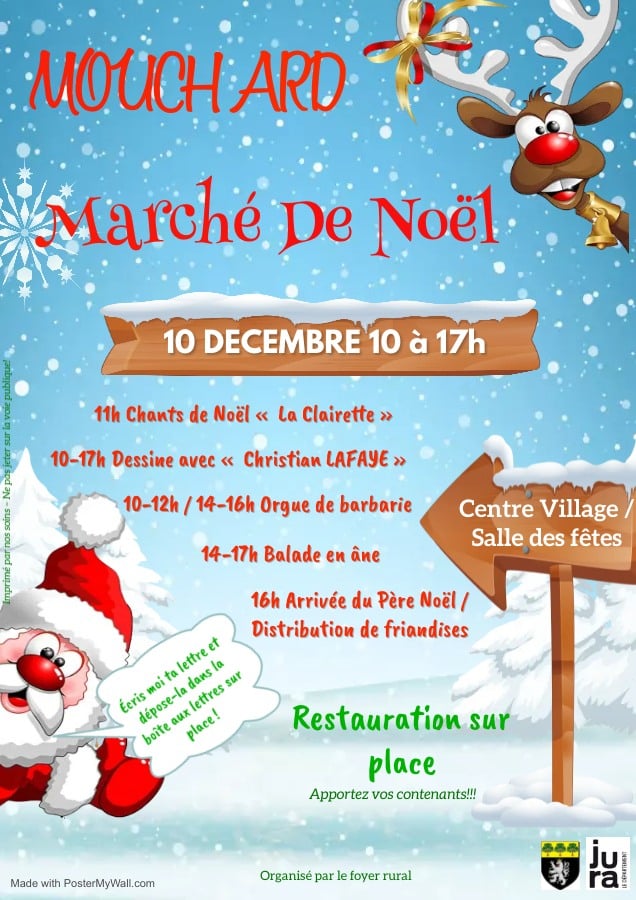 Affiche marche de noel - Cassiopée