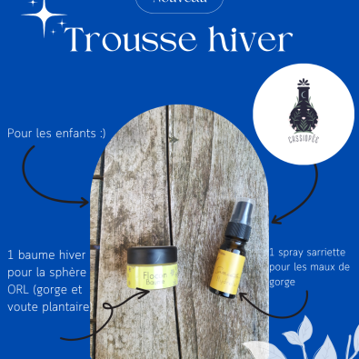 Trousse hiver enfant de la ferme Cassiopée dans le Jura