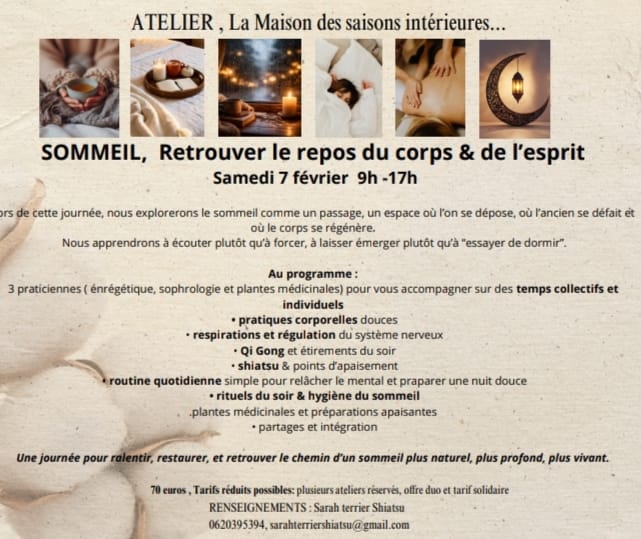 Sommeil Maison des saisons interieures 7 fevrier ferme Cassiopee Jura - Cassiopée Jura