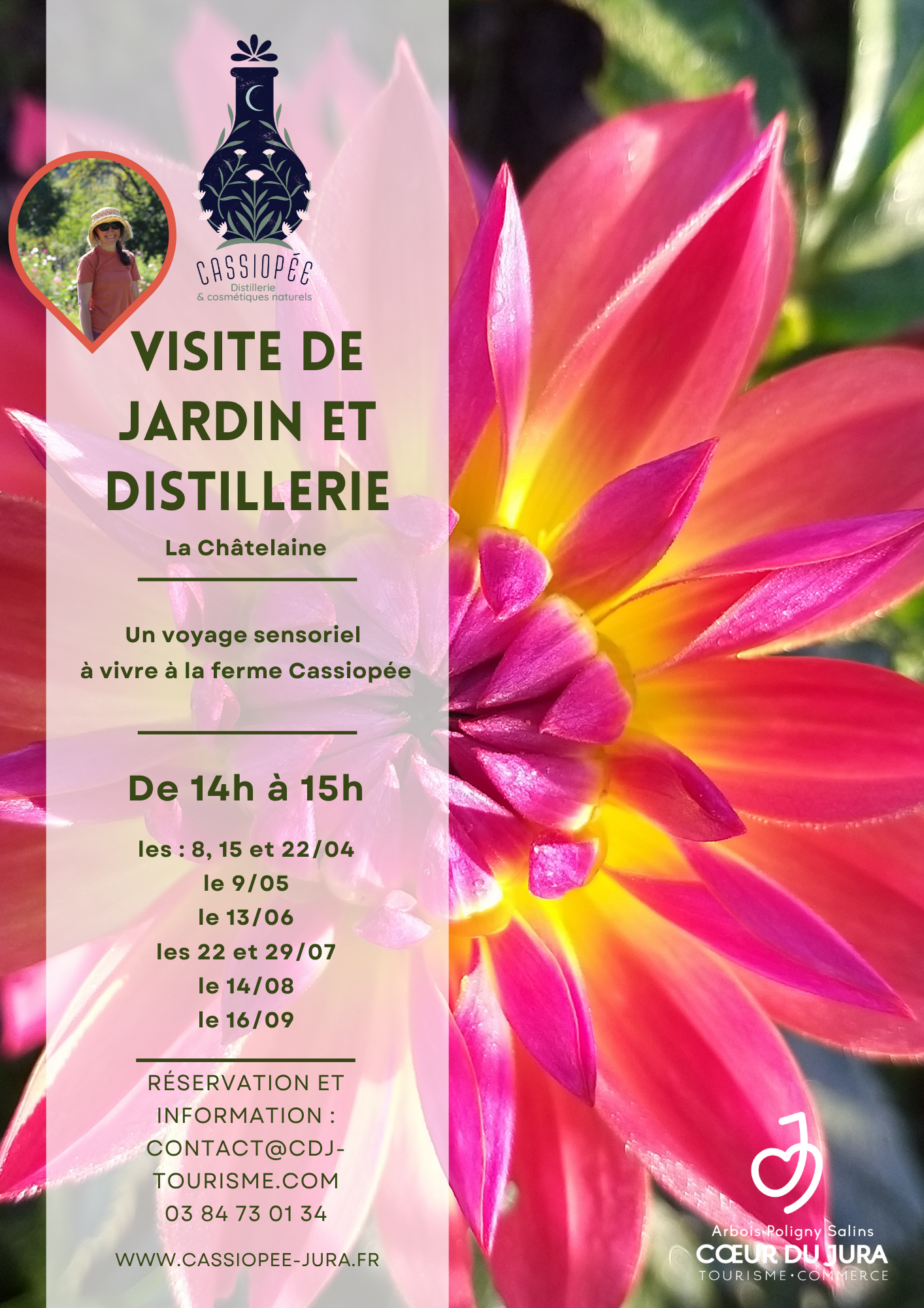 Visite de jardin et distillerie ferme Cassiopee 2 - Cassiopée Jura