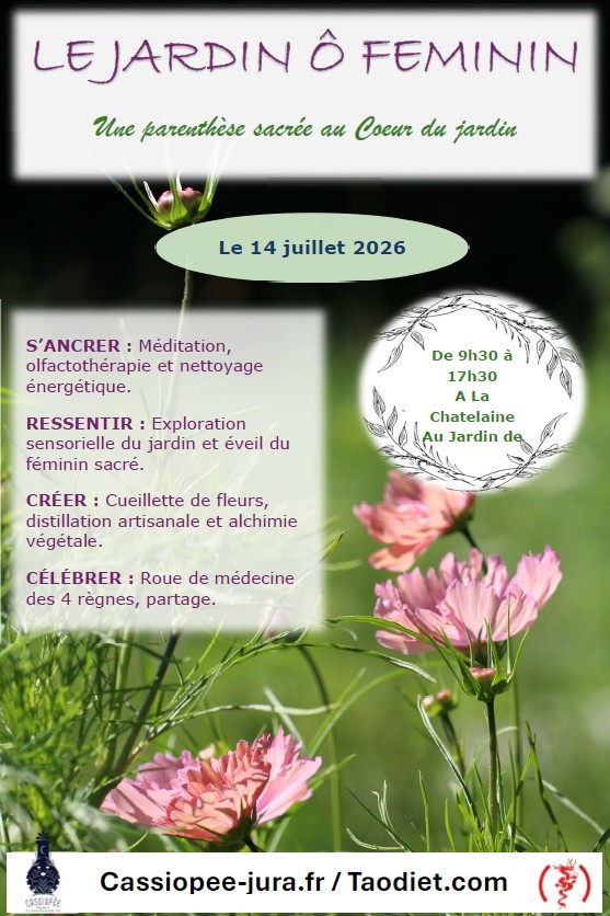 affiche jardin o feminin 0726 - Cassiopée Jura